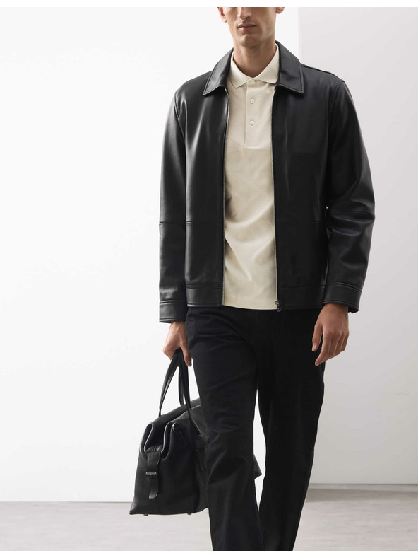 Marks & Spencer Polotričko s geometrickým potlačou, zo 100% bavlny Marks & Spencer smotanová