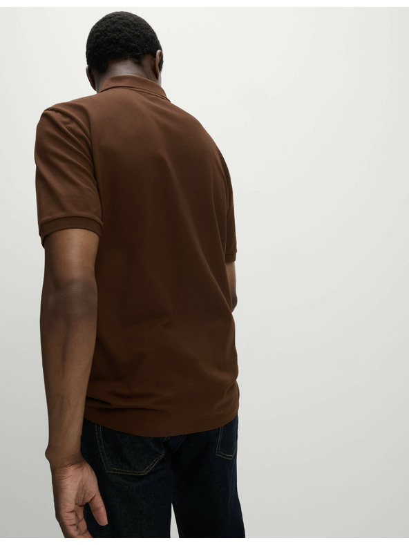 Marks & Spencer Polokošeľa The Ultimate Pique Marks & Spencer hnedá