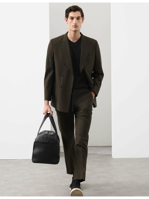 Marks & Spencer Tričko s výstrihom do V, z čistej bavlny Supima® Marks & Spencer čierna