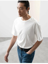 Marks & Spencer Oversized tričko z čistej bavlny Supima® Marks & Spencer biela