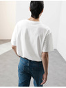 Marks & Spencer Oversized tričko z čistej bavlny Supima® Marks & Spencer biela