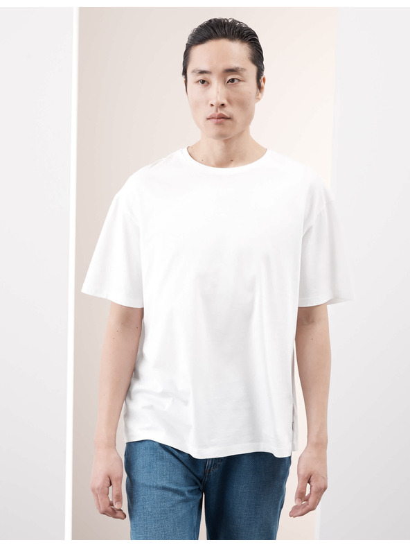 Marks & Spencer Oversized tričko z čistej bavlny Supima® Marks & Spencer biela