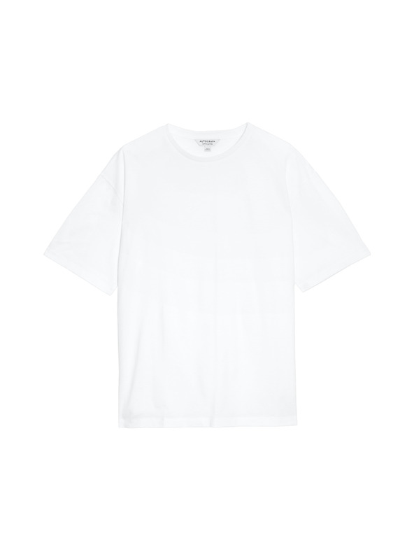 Marks & Spencer Oversized tričko z čistej bavlny Supima® Marks & Spencer biela