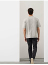 Marks & Spencer Žakárové tričko Scuba s vysokým podielom bavlny Marks & Spencer sivá