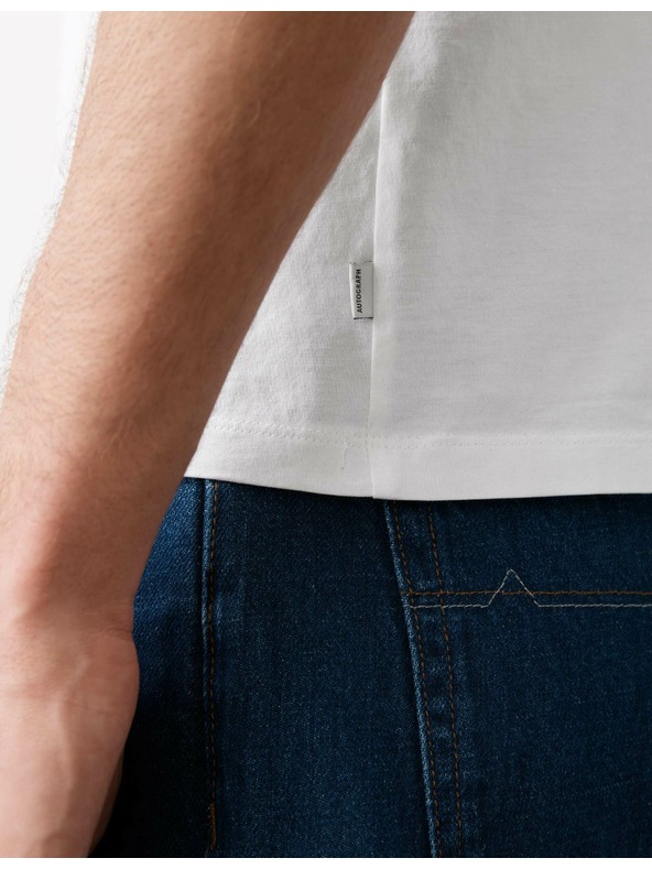 Marks & Spencer Tričko z čistej bavlny Supima®, 3 ks Marks & Spencer námorná modrá