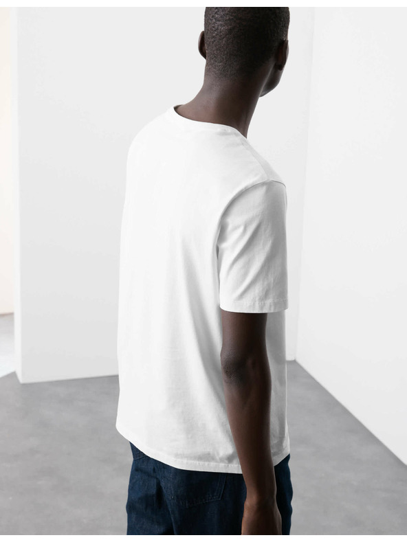 Marks & Spencer Tričko z čistej bavlny Supima®, 3 ks Marks & Spencer biela