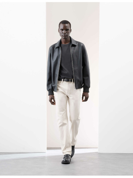 Marks & Spencer Tričko z prémiovej bavlny, úzky strih Marks & Spencer sivá