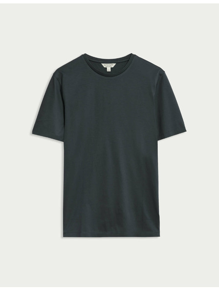 Marks & Spencer Tričko z prémiovej bavlny, úzky strih Marks & Spencer sivá