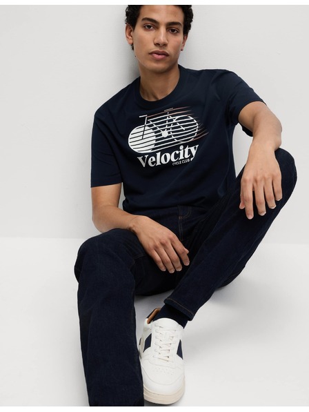 Marks & Spencer Tričko z čistej bavlny s cyklistickým motívom Marks & Spencer námorná modrá