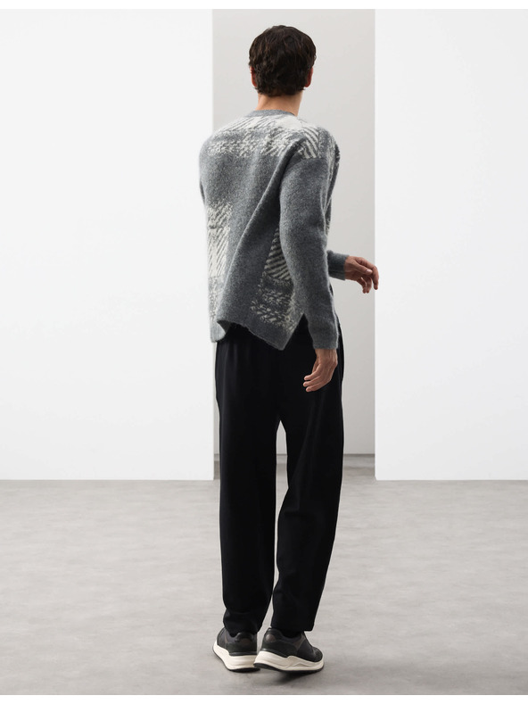 Marks & Spencer Kockovaný kardigán s vysokým podielom vlny merino a mohérom Marks & Spencer sivá