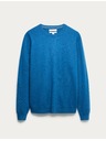 Marks & Spencer Sveter z čistého kašmíru s výstrihom ku krku Marks & Spencer modrá