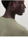 Marks & Spencer Sveter z čistej bavlny, s výstrihom ku krku Marks & Spencer zelená
