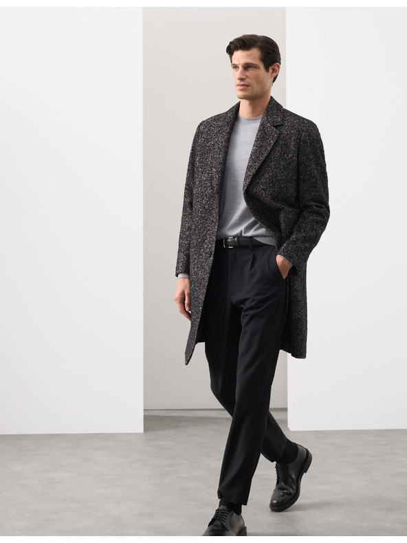 Marks & Spencer Sveter z čistej mimoriadne jemnej vlny merino Marks & Spencer sivá