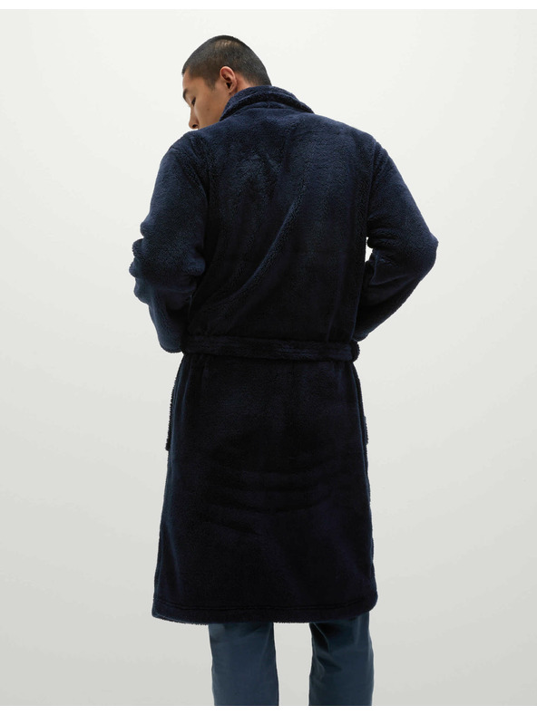 Marks & Spencer Flísový župan Supersoft Marks & Spencer námorná modrá