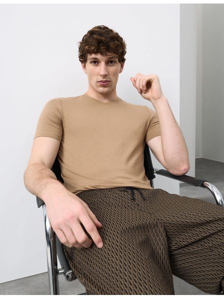 Marks & Spencer Tielko z bavlnenej zmesi Supima® Marks & Spencer hnedá