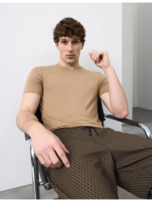 Marks & Spencer Tielko z bavlnenej zmesi Supima® Marks & Spencer hnedá