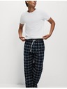 Marks & Spencer Kockované pyžamové nohavice zo 100% bavlny Marks & Spencer námorná modrá