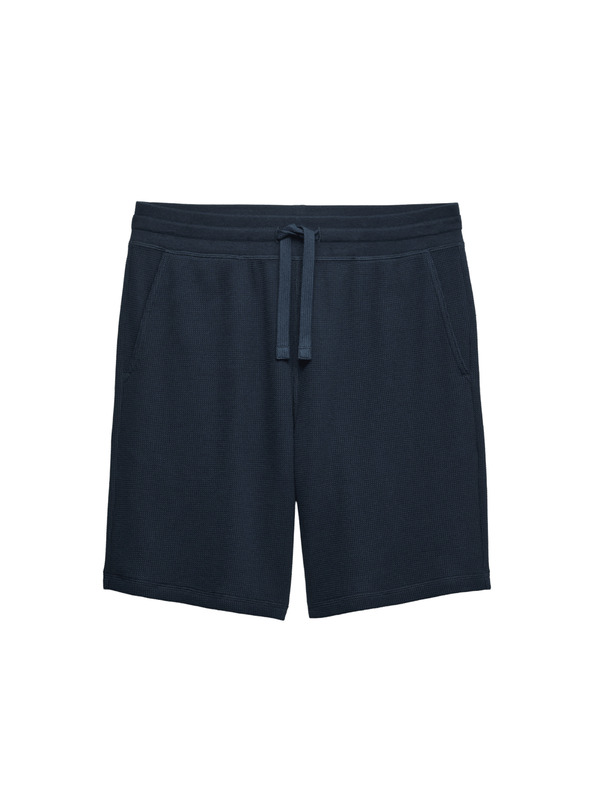 Marks & Spencer Domáce šortky z čistej bavlny s vafľovou textúrou Marks & Spencer námorná modrá