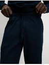 Marks & Spencer Domáce nohavice z čistej bavlny s vafľovou textúrou Marks & Spencer námorná modrá
