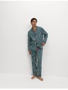 Marks & Spencer Vianočná pyžamová súprava z čistej bavlny s motívom lízatka Marks & Spencer zelená