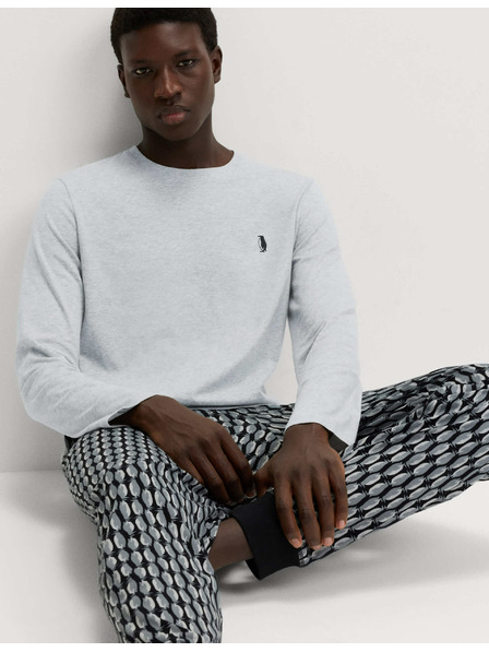 Marks & Spencer Pyžamová súprava z čistej bavlny s motívom tučniakov Marks & Spencer sivá