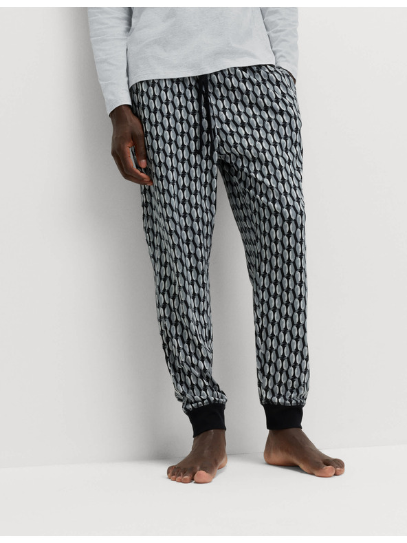 Marks & Spencer Pyžamová súprava z čistej bavlny s motívom tučniakov Marks & Spencer sivá