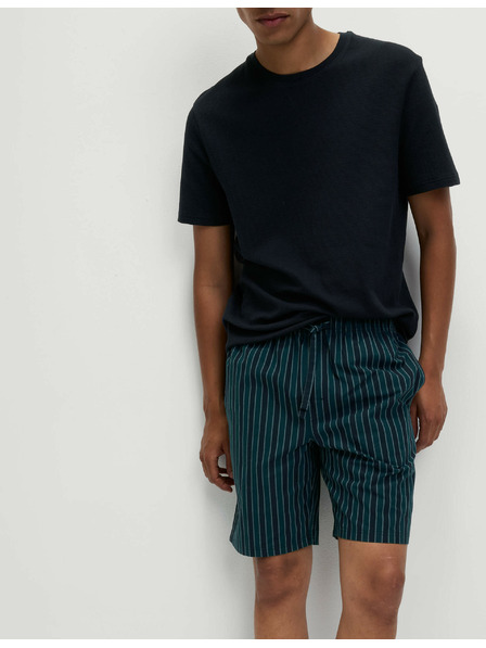 Marks & Spencer Pyžamová súprava z čistej bavlny s vafľovou textúrou Marks & Spencer námorná modrá