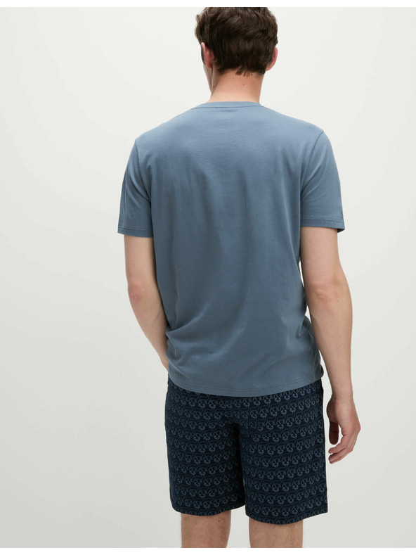 Marks & Spencer Pyžamová súprava z čistej bavlny s motívom jeleňa Marks & Spencer modrá