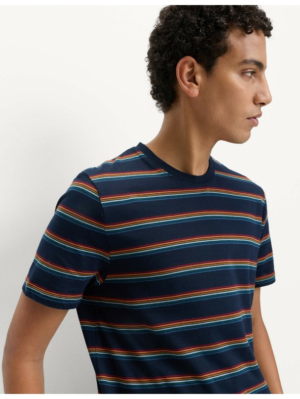 Marks & Spencer Pyžamová súprava s dúhovými pruhmi, z čistej bavlny Marks & Spencer námorná modrá