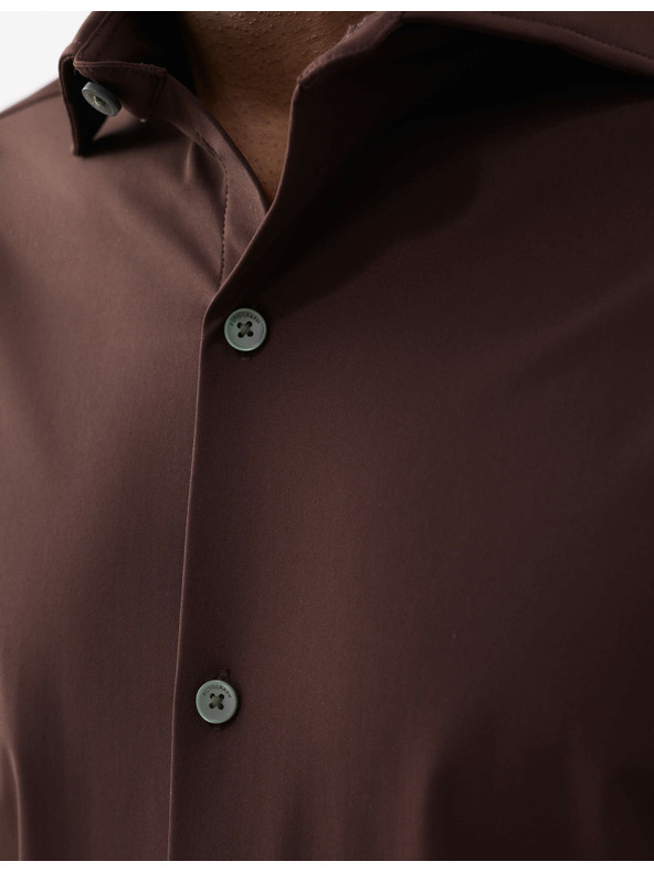 Marks & Spencer Strečová funkčná košeľa projatého strihu Marks & Spencer červená