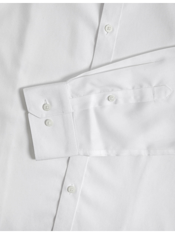 Marks & Spencer Košeľa z bavlny klasického strihu s nežehliaceou úpravou Marks & Spencer biela