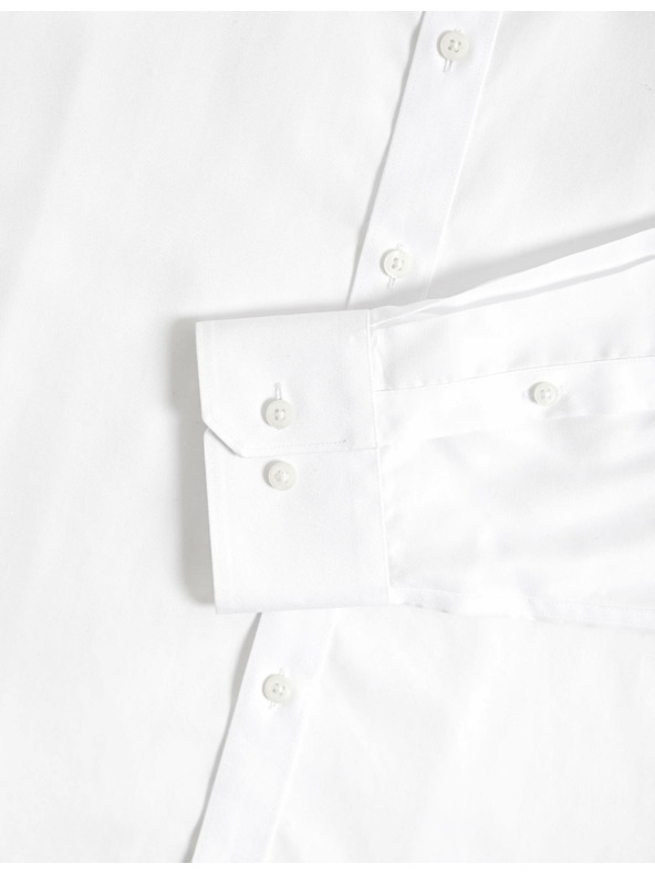 Marks & Spencer Košeľa z čistej bavlny klasického strihu s nežehliaceou úpravou Marks & Spencer biela