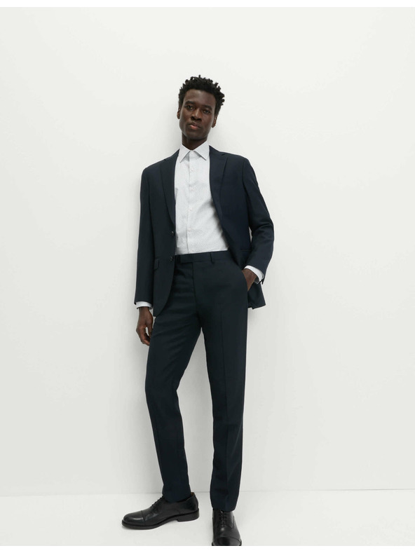 Marks & Spencer Košeľa s potlačou normálneho strihu z čistej bavlny Marks & Spencer biela