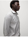 Marks & Spencer Luxusná košeľa úzkeho strihu z čistej bavlny s textúrou Marks & Spencer sivá
