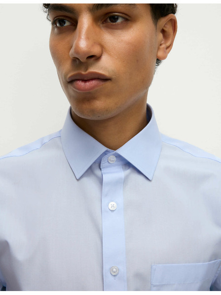 Marks & Spencer Košeľa normálneho strihu s dlhým rukávom, 3 ks Marks & Spencer modrá