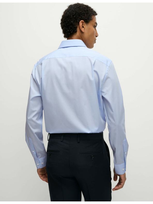 Marks & Spencer Košeľa normálneho strihu s dlhým rukávom, 3 ks Marks & Spencer modrá