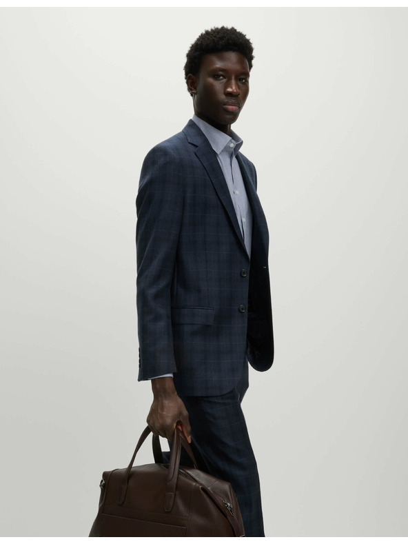 Marks & Spencer Košeľa úzkeho strihu zo zmesi bavlny, ľahké žehlenie, 2 ks v balení Marks & Spencer modrá