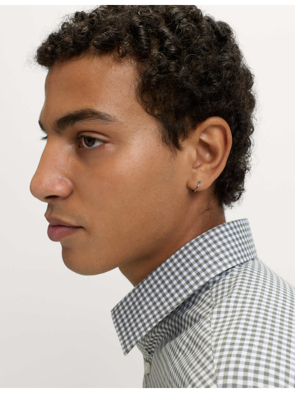 Marks & Spencer Kockované košele normálneho strihu pre ľahké žehlenie, 2 ks Marks & Spencer zelená