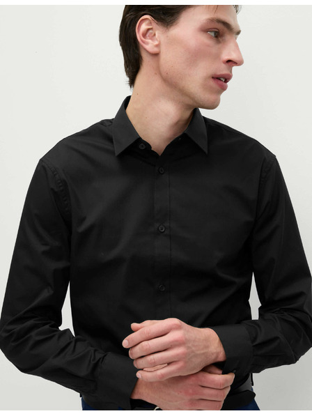 Marks & Spencer Košeľa úzkeho strihu, ľahké žehlenie Marks & Spencer čierna