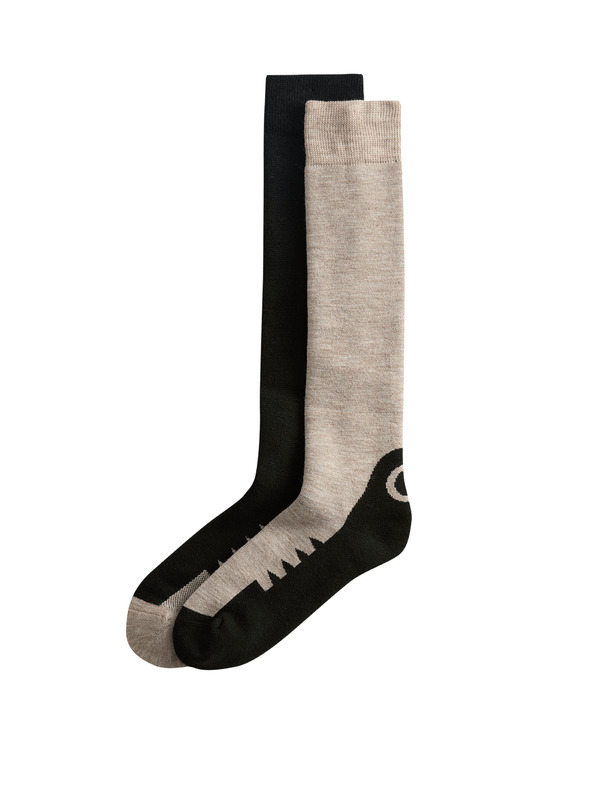 Marks & Spencer 2 ks lyžiarskych ponožiek Marks & Spencer čierna