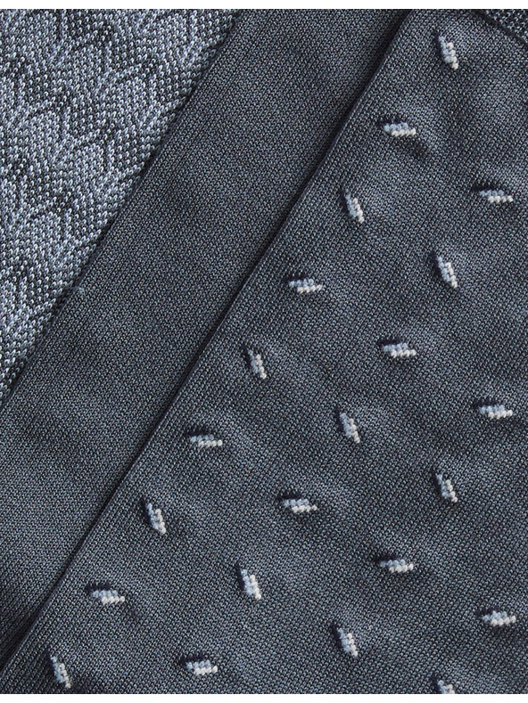 Marks & Spencer 3 ks ponožiek s mercerovanou bavlnou a rôznym vzorom Marks & Spencer námorná modrá