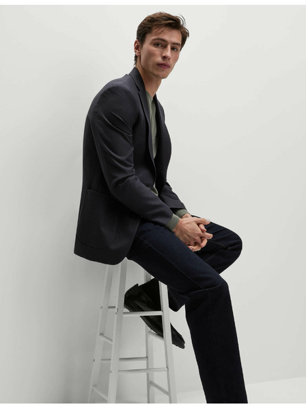 Marks & Spencer Texturovaný blejzer Marks & Spencer námorná modrá