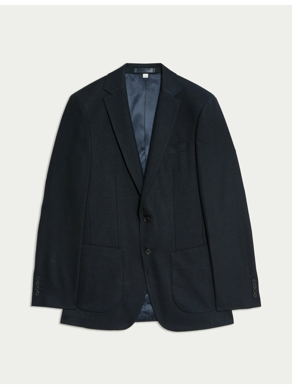 Marks & Spencer Texturovaný blejzer Marks & Spencer námorná modrá