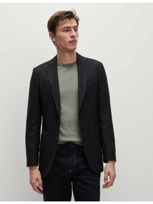 Marks & Spencer Texturovaný blejzer Marks & Spencer námorná modrá