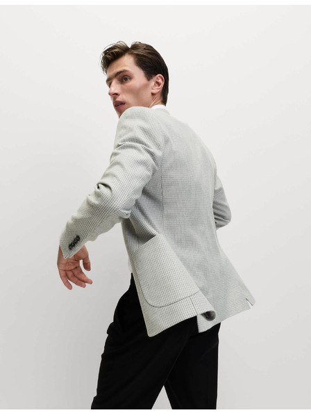 Marks & Spencer Elastický pepito blejzer priliehavého strihu Marks & Spencer sivá