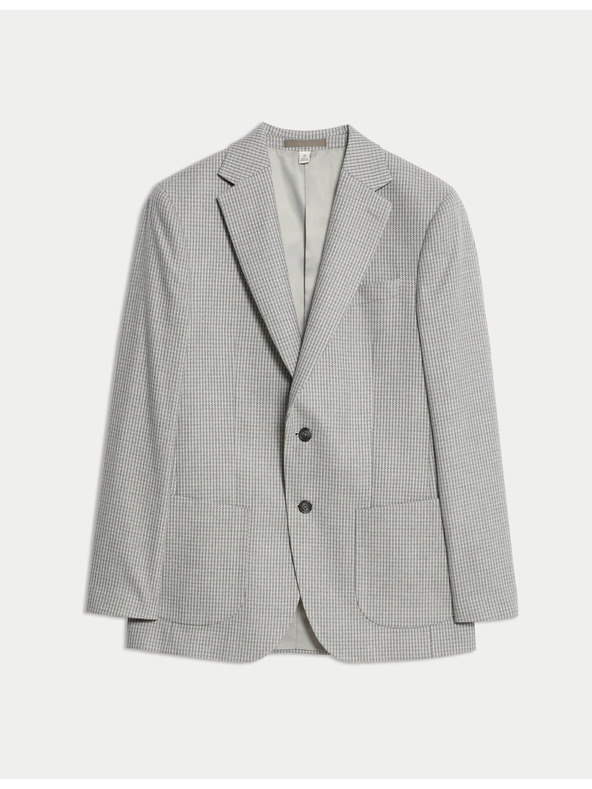 Marks & Spencer Elastický pepito blejzer priliehavého strihu Marks & Spencer sivá