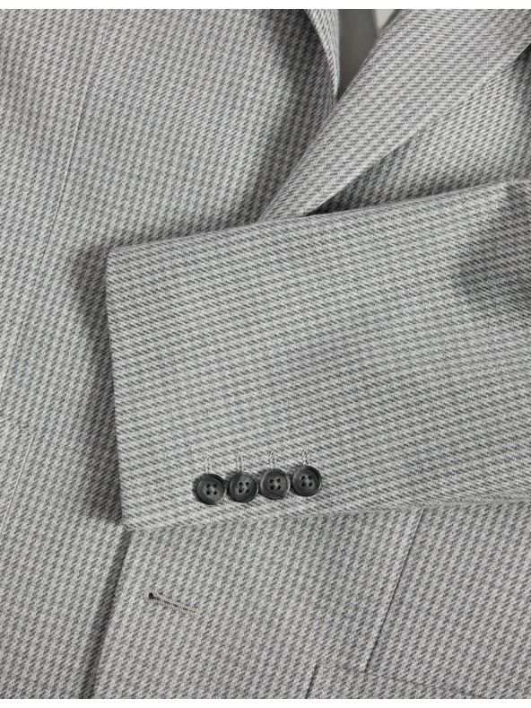 Marks & Spencer Elastický pepito blejzer priliehavého strihu Marks & Spencer sivá