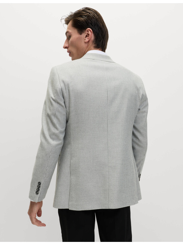 Marks & Spencer Elastický pepito blejzer priliehavého strihu Marks & Spencer sivá