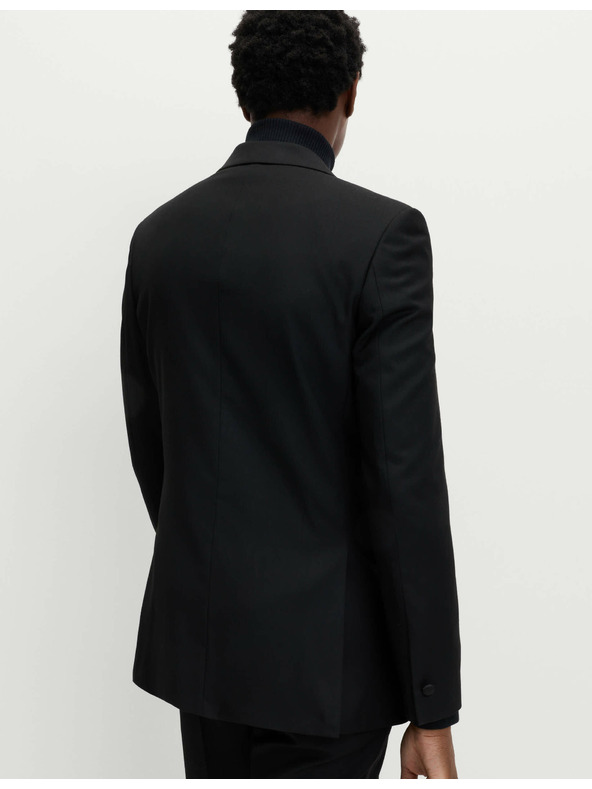 Marks & Spencer Smokingové sako s elastanom, úzky strih Marks & Spencer čierna