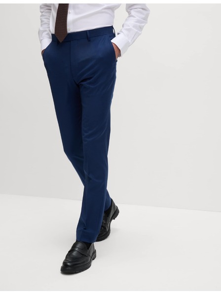 Marks & Spencer Oblekové nohavice, priliehavý strih Marks & Spencer námorná modrá